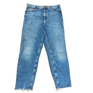 ASOS Raw Hem Straight Leg Jeans 32x30 I